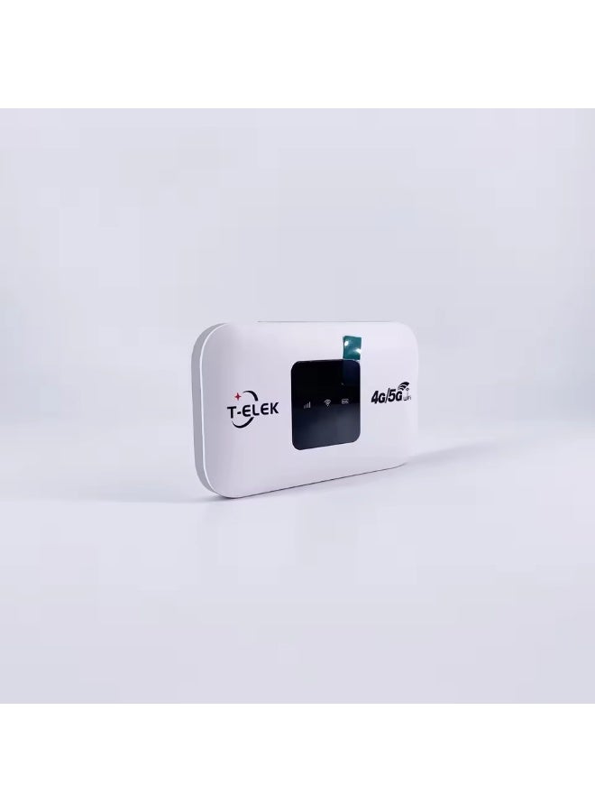تي إليك راوتر واي فاي محمول 4G/5G LTE – مودم لاسلكي WiFi 6 مع بطارية 3000mAh وشحن Type-C لمشاركة الإنترنت عالية السرعة - Image 2